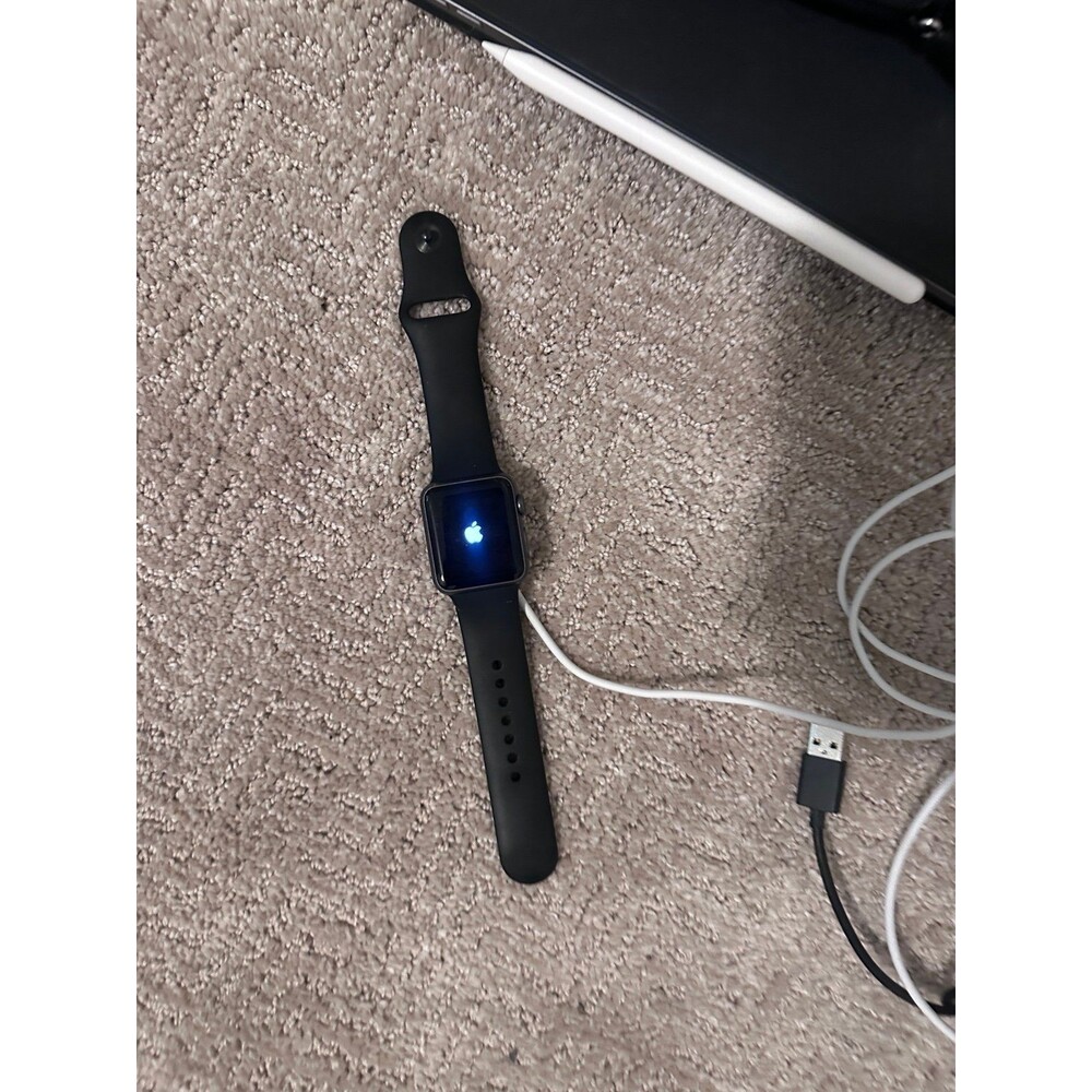 Apple Watch Sport 1st Gen 38mm A1553 Space Gray Black Band Box Parts Repair